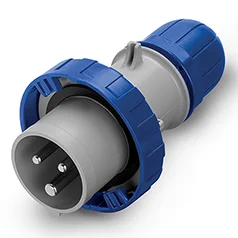 SCAME พาวเวอร์ปลั๊ก ปลั๊กเสียบตัวผู้ 2P+E IP66/IP67 16A รุ่น 218.1633