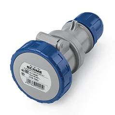 SCAME พาวเวอร์ปลั๊ก ปลั๊กตัวเมีย 2P+E IP66/IP67 16A รุ่น 318.1643