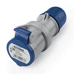 SCAME พาวเวอร์ปลั๊ก ปลั๊กตัวเมีย 2P+E IP44/IP54 รุ่น 313.1643