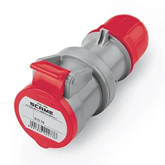 SCAME พาวเวอร์ปลั๊ก ปลั๊กตัวเมีย 3P+E IP44/IP54 รุ่น 313.1646