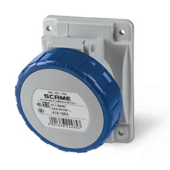 SCAME พาวเวอร์ปลั๊ก ปลั๊กตัวเมีย 2P+E IP66/IP67 16A รุ่น 418.1663
